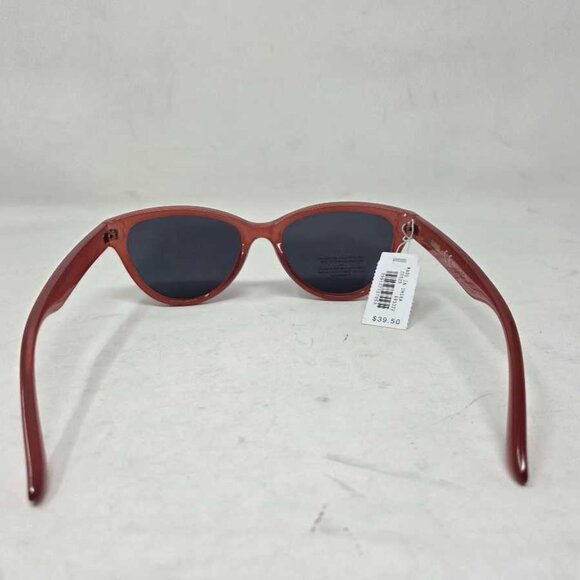 New women\'s J crew Factory cat eye sunglasses in Merlot red main image 4